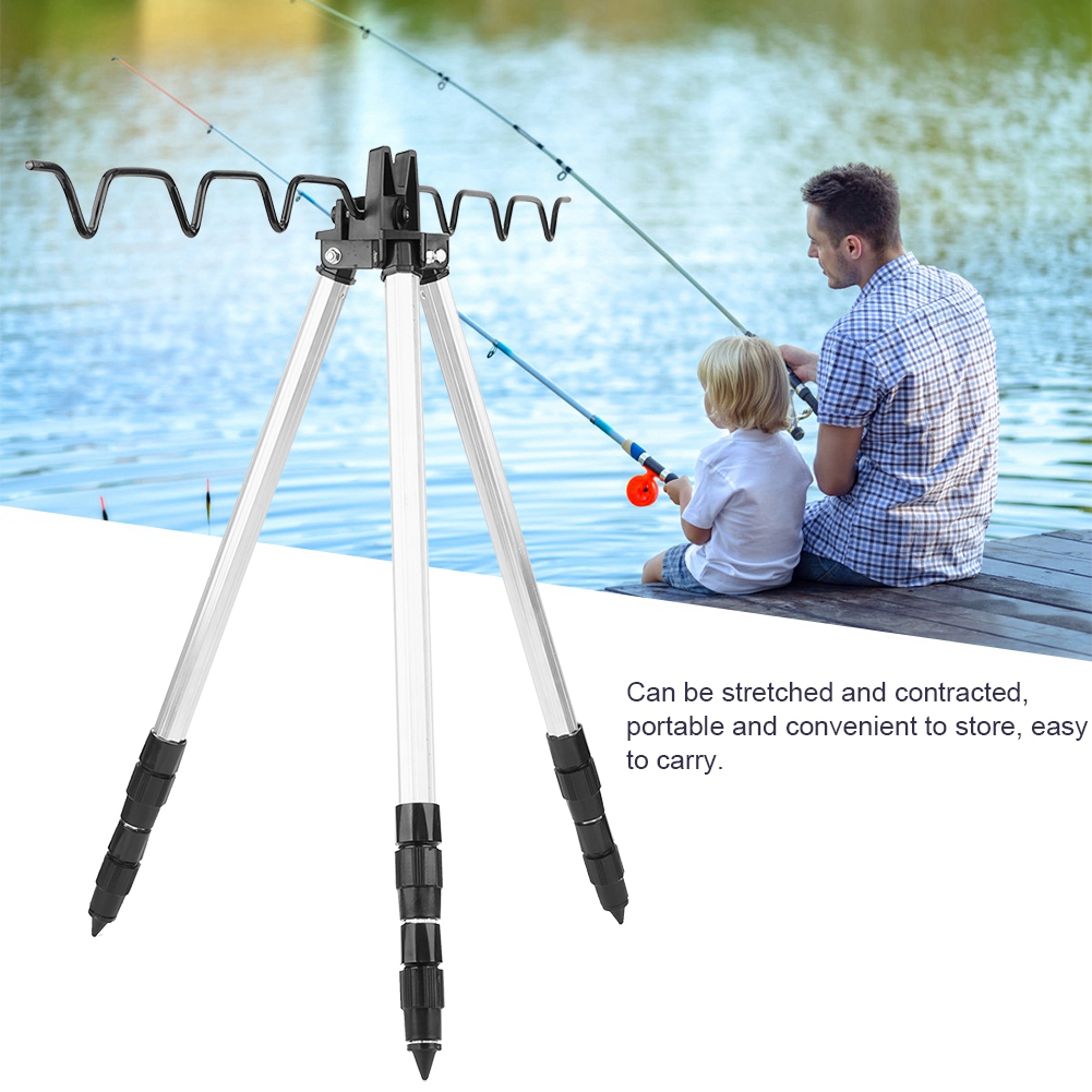 Fishing Rod Casting - Balıkçılık Kamışı Üçayaklı Standı Çok Fonksiyonlu