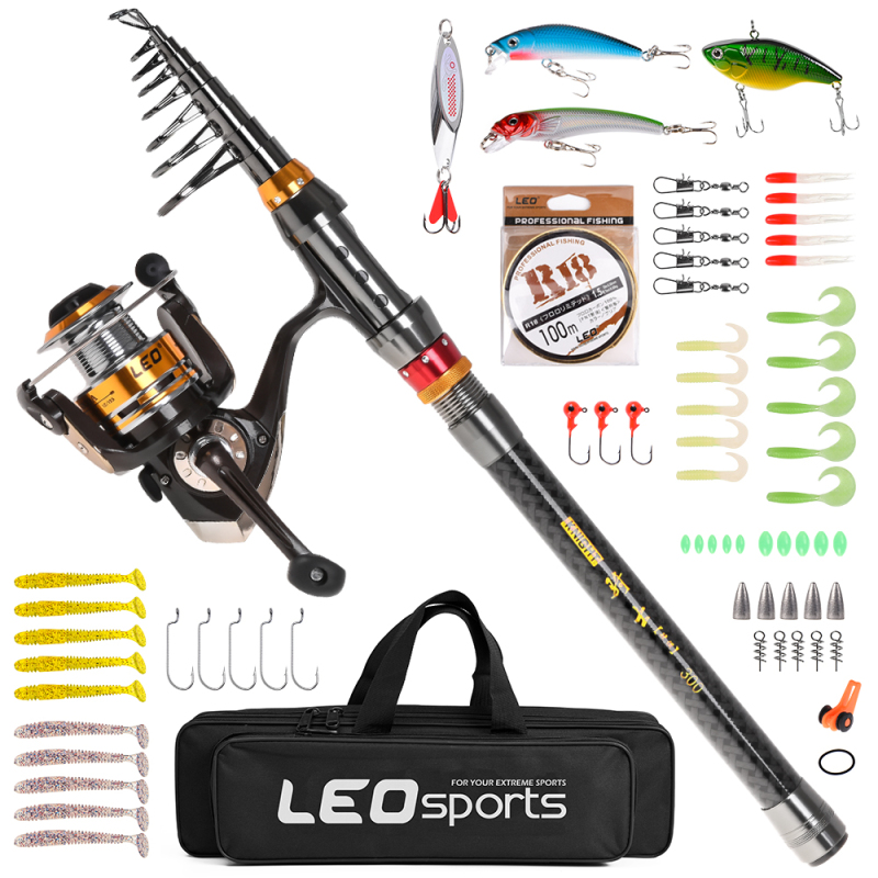 Fishing Rod Carbon Fiber - Olta iplik makarası Combo karbon Fiber