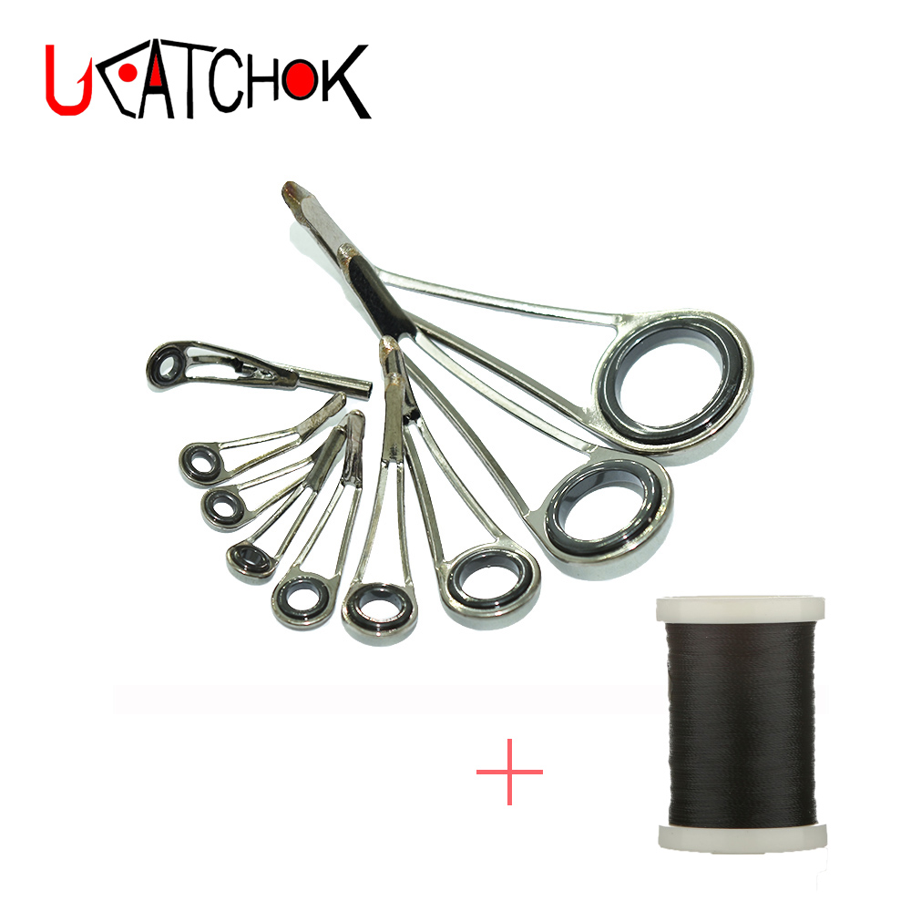 Fishing Rod Guide Replacement - 9 adet/Kit Kaya Alabalığı Olta Kamışı