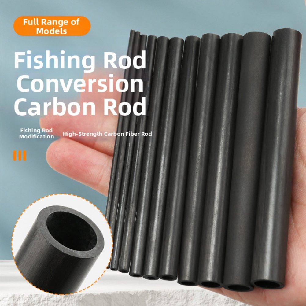 10cm Siyah İçi Boş Karbon Fibe - Fishing Rod Carbon Fiber incelemesi ve fiyatı